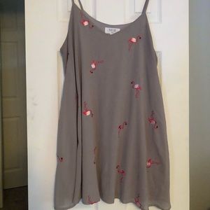 Flamingo Swing Dress